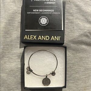 Alex and Ani Silver Charm Bracelet